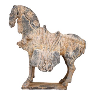 Chinese Northern Wei Style Ceramic Horse For Sale