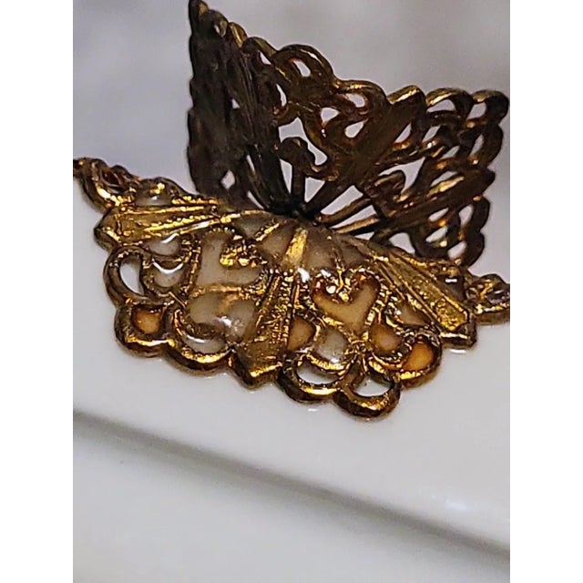 Vintage Limoges France Trinket Vanity Floral Dish For Sale In San Francisco - Image 6 of 10