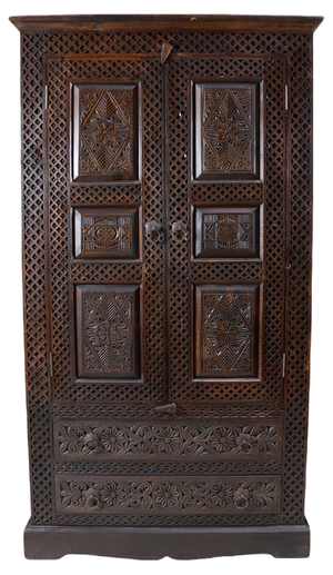 Vintage Wooden Wardrobe, 1970s