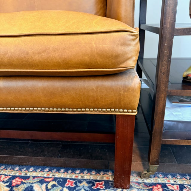 English Hickory Chair Farm Wing Settee For Sale - Image 3 of 13