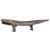 Impressive large-scale hand-carved crocodile bench from Indonesia, sculpted from a single solid log and richly detailed...