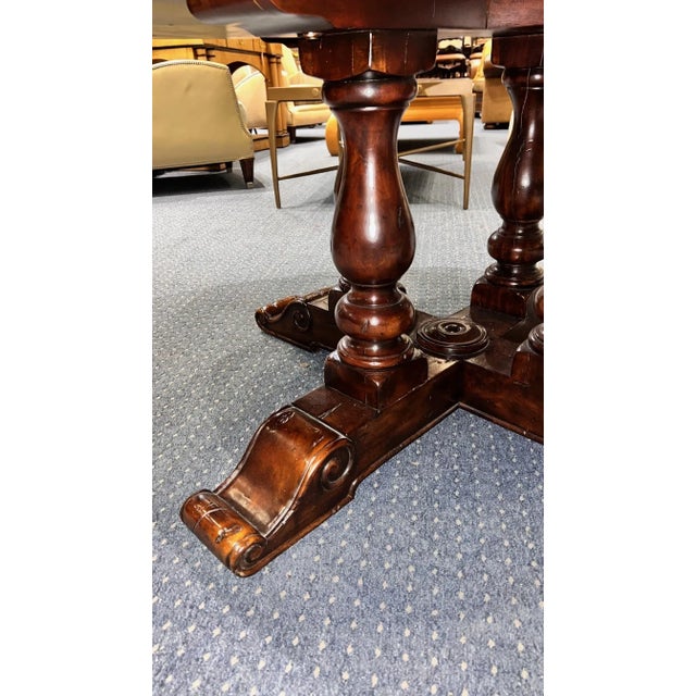 Brown Theodore Alexander 77.5" Castle Bromwich Sylvan II Dining Table (Jupe Table) For Sale - Image 8 of 12