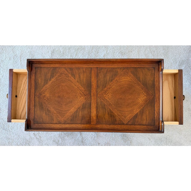 Sarreid Burled Walnut 3 Tiered End Tables For Sale In Savannah - Image 6 of 10