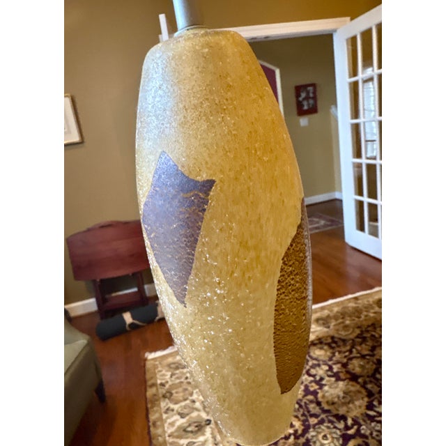 Contemporary Contemporary Studio Art Glass Amber Pendants – Set of 3 For Sale - Image 3 of 3