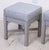 Wood Pair of Painted Upholstered Chinese Chippendale Benches For Sale - Image 7 of 8