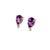 Natural Amethyst Diamond Earrings 14k Gold 3.71 TCW Certified $2,950 210754 This is a Unique Custom Made Glamorous Piece...