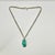 1980s Vintage Southwestern Americana Peyote Bird Turquoise & 4-Strand Sterling Pendant Necklace - 22” For Sale - Image 6 of 14