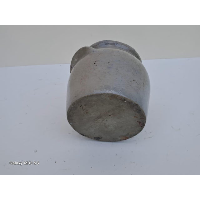 Vintage French Glazed Stoneware Confit Pots, 1890s, Set of 5 For Sale - Image 16 of 17