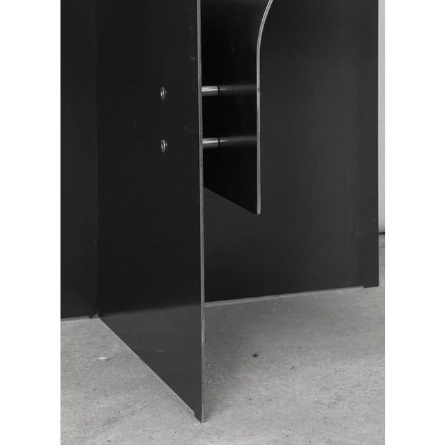 Nexus coffee table in bent iron by d´ark atelier limited edition of 2 pieces dimensions: d 40 x w 65 x h 55 cm. Materials:...
