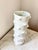 Ceramic Vintage Space Age Op Art Bisque Porcelain Model 501 Vase from Scherzer, Germany, 1970s For Sale - Image 7 of 14