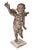 18th Century Large Bavarian Baroque Polychrome and Parcel-Gilt Carved Wood Putto.. For Sale - Image 10 of 12