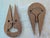 1970s Vintage Mid-Century Modern Abstract Teak Wood Wall Masks - A Pair For Sale In Atlanta - Image 6 of 12