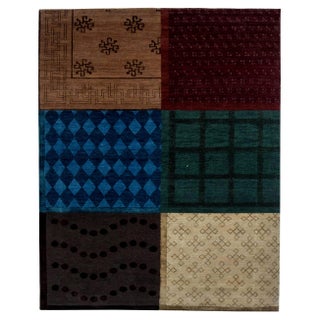 Contemporary Traditional Nepalese Handmade Wool Rug by Doris Leslie Blau For Sale