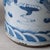 Pair of Chinese Blue and White Glazed Dragon Jars With Foo Dog Lid Finials For Sale In Savannah - Image 6 of 8