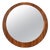 Mid-Century Italian Round Mirror in Teak by Stilcasa Creazioni, 1960s For Sale
