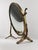 Mid-Century Italian Neoclassical Oval Cast Brass Vanity Mirror, 1950s For Sale - Image 13 of 18