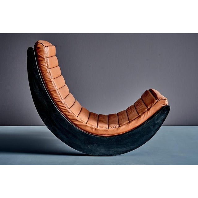 Rosenthal Relaxer II Rocking Chair attributed to Verner Panton for Rosenthal, 1970s For Sale - Image 4 of 13