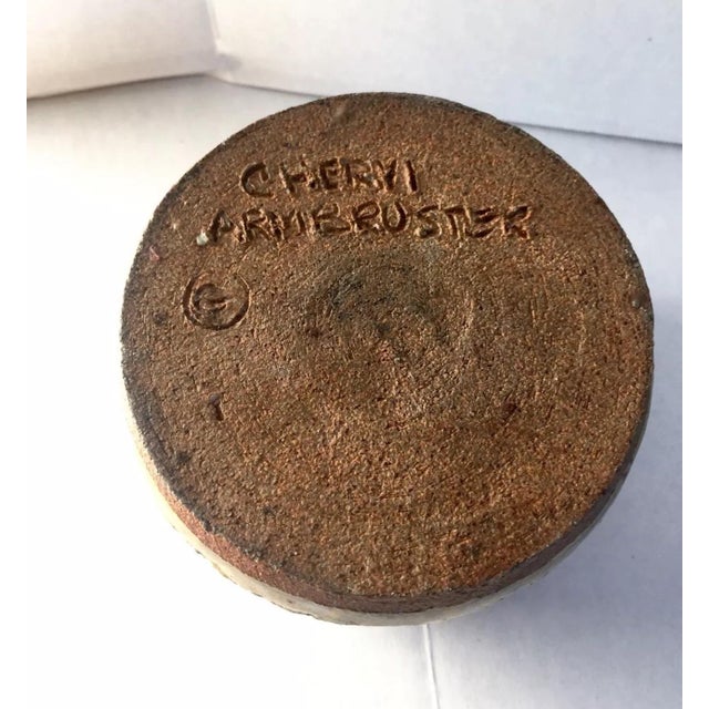 mid century modern studio art pottery. this piece of pottery consists of a great hand thrown design. this piece of pottery...