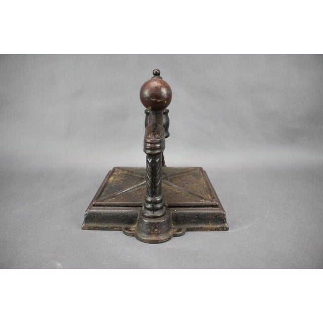 Antique Cast Iron Bookbinding Press, Continental European, 1900 For Sale - Image 9 of 12