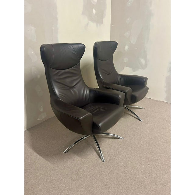 Postmodern Set of Vintage Baloo Chair and Ottoman by Hjellegjerde, 2010s For Sale - Image 3 of 15