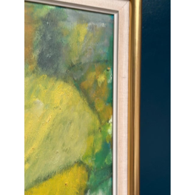 Original Swedish Oil on Canvas – “Figure Composition” by Karin Tholstrup (1924–2019) – Signed and Dated 1974 – Framed – 55...