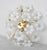 1940s Italian Delicious Murano Ceiling Light White Flowers For Sale - Image 4 of 15