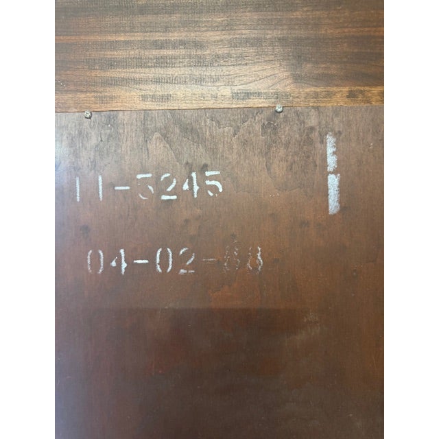 Beautiful Ethan Allen Georgian Court Armoire/Chest, crafted from solid cherry wood. This timeless, high-quality piece from...