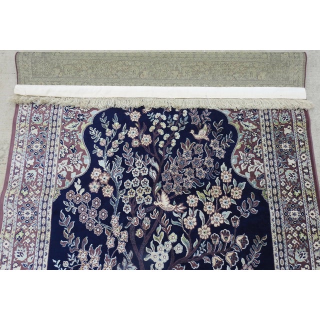 Mid-20th Century Silk Tapestry Rug For Sale - Image 10 of 11