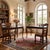 1970s The Dualist Atelier: Grand Partners Office Suite With Matching Queen Anne Writing Desks & Sculptural Mediterranean Carved Chairs For Sale - Image 9 of 13