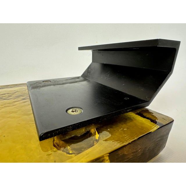 Mid-Century Modern Amber Glass Push and Pull Alpana Door Handle, 1960s For Sale - Image 8 of 11