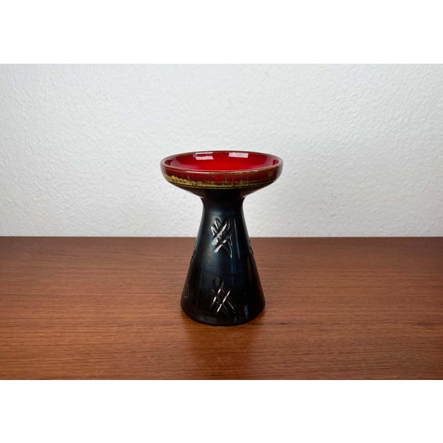 Mid-Century Modern Danish Studio Pottery Candleholder, 1960s For Sale - Image 14 of 14