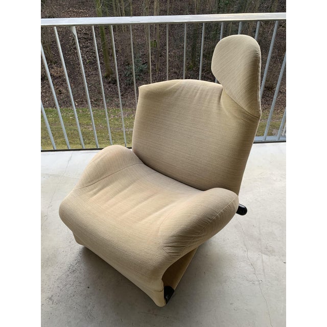 Postmodern Wink Chair by Toshiyuki Kita for Cassina, 1980s For Sale - Image 6 of 18