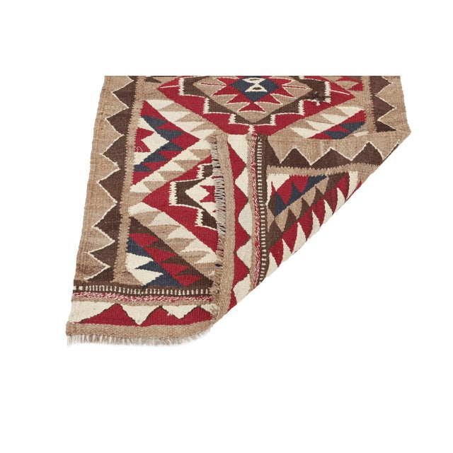Mid 20th Century Vintage Herki Kilim Runner For Sale - Image 5 of 7