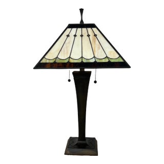 Late 20th Century Meyda Tiffany Lamp For Sale