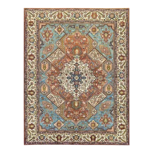 1940s Old Persian Tabriz Rug 10x 13