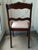 Mid 20th Century Vintage Duncan Phyfe Stlye Chair Solid Wood Frame With Rose Carving For Sale - Image 5 of 10