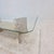 Italian Coffee Table in Travertine and Facet Cut Glass, 1980s For Sale - Image 10 of 14