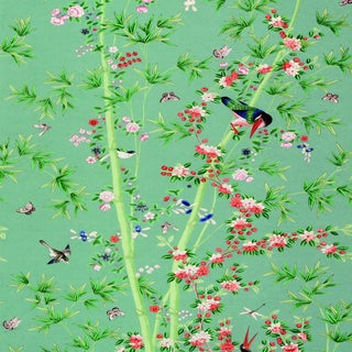 Sample - Schumacher X Miles Redd Brighton Pavilion Wallpaper in Multi For Sale