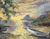 Impressionist Vintage Acrylic Landscape Painting on Canvas Framed 33.75"w For Sale - Image 3 of 7