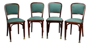 Dining Chairs attributed to Marcel Kammerer for Thonet, 1910, Set of 4