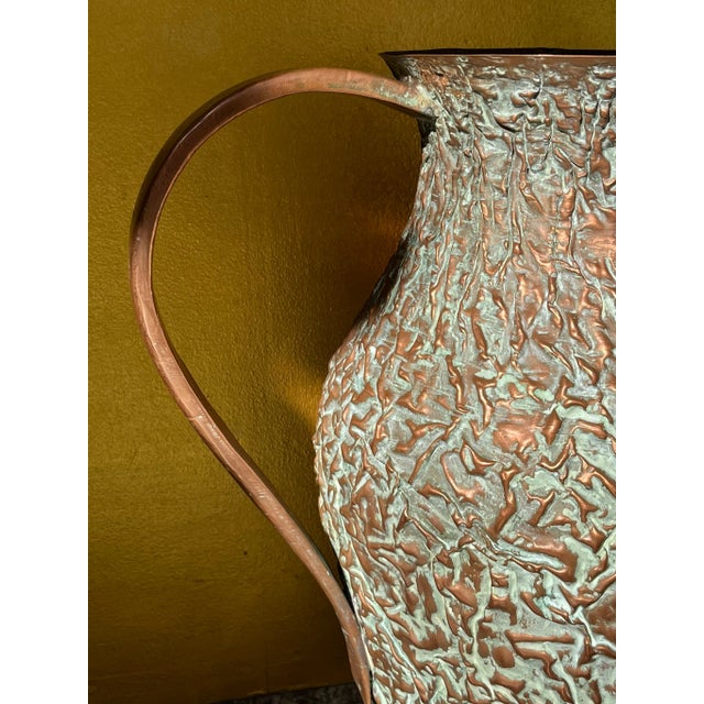 Large Brutalist Copper Vase by Karl-Heinz Kordas, 54 cm, 1970s For Sale - Image 9 of 10
