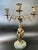 Louis XVi Revival Neoclassical French Bronze Figural Candelabrum on Marble Base, 1920s For Sale - Image 13 of 13