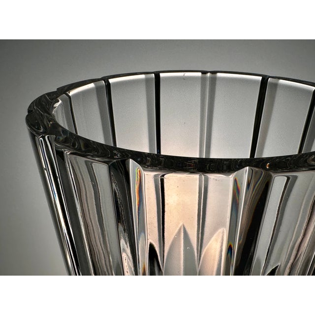Mid-Century Modern Crystal Vase by Rogaška Kristal, Yugoslavia, 1970s For Sale - Image 3 of 13
