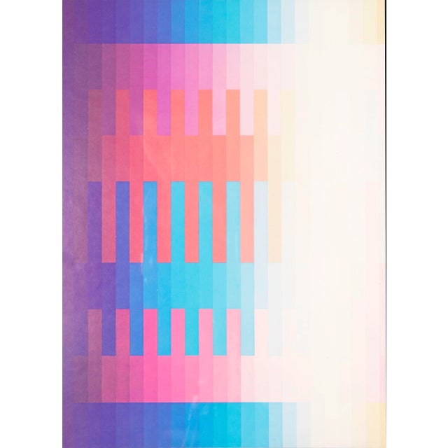 Agam Yaacov Yaacov Agam Circle Gallery SoHo Exhibition Poster 1980 Exhibition Poster For Sale - Image 4 of 6