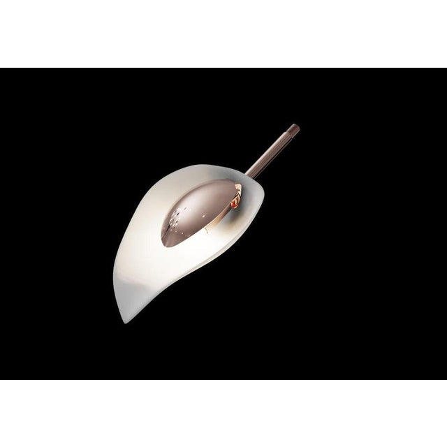 Eight-Lights Pendant Light in Irami Glass and Brass by Aggiolight For Sale - Image 4 of 6