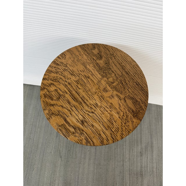 Early 21st Century Arts & Crafts Mission Style Side Table For Sale - Image 5 of 12