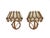 Louis Sognot Bamboo and Rattan Wall Lights by Louis Sognot, 1960s, Set of 2 For Sale - Image 4 of 14