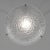 Metal French Art Deco Pendant Light by Noverdy 1930s - Floral Frosted Glass & Nickeled Bronze For Sale - Image 7 of 10