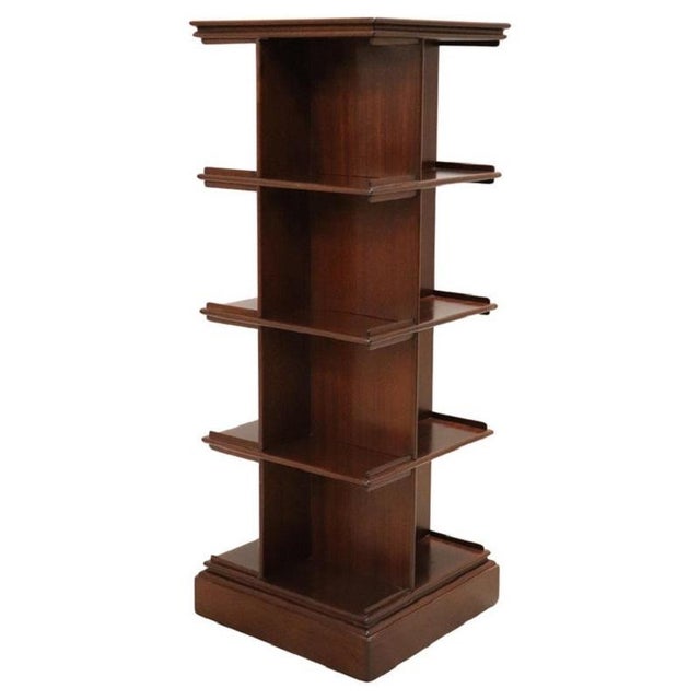 Wooden Modular Revolving Bookcase, 1960s For Sale - Image 9 of 9