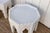 1990s Pair of Carved White Marble End Tables For Sale - Image 5 of 11